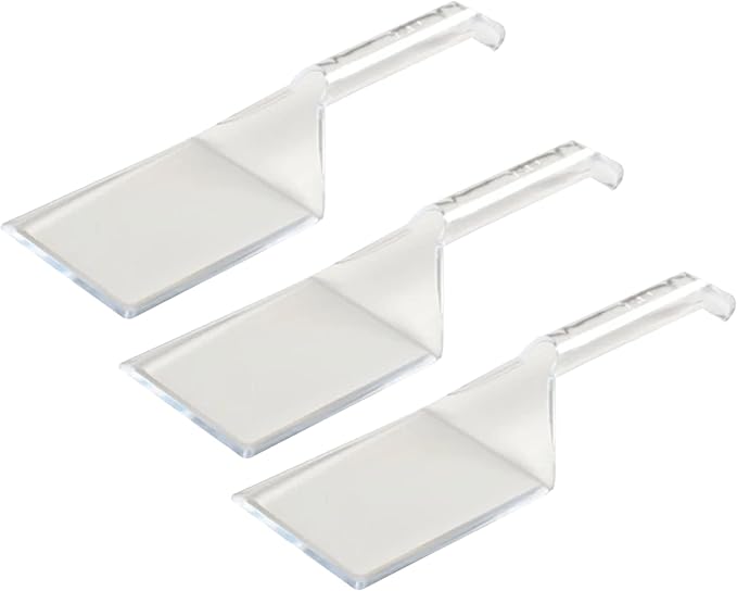 Disposable Plastic Serving Cutlery, Flatware Set, Dinnerware for Wedding, Birthday Party & Other Occasions (Clear, Spatulas (48 Spatulas))