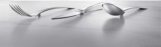 iFork Stainless Steel Flatware Serving Set Rises Off Tables and Surfaces. Elegant Handmade Tableware/Silverware, Perfect for Home Kitchens and Restaurants | 12 Pieces iFork iSpoon iKnife Utensils