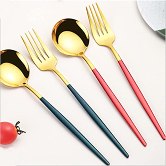 Reusable Utensils Set With Case, Reusable Travel Flatware，Travel Silverware Set With Case ，Reusable Travel Flatware For Home Office School Camping