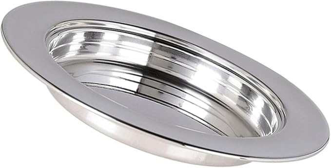 Stainless Steels Religious Serving Tray Silver Holy Plate for Sacramental Bread Event Supplies Stainless Steels Religious Bread Serving Tray