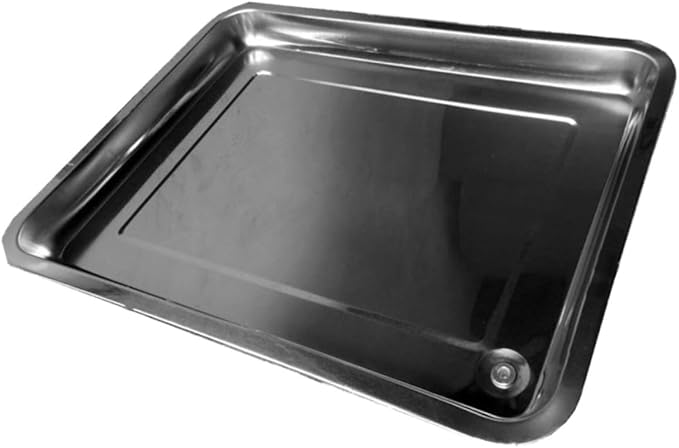 Luxshiny Multi-use Tea Serving Tray Large Silver Platter Tray Decorative Kitchen