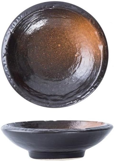 Appetizer Plates Dipping Bowls Ceramic Dish for Condiment Sauce Kitchen Dessert Salad Perfect for Snacks BBQ for Condiment