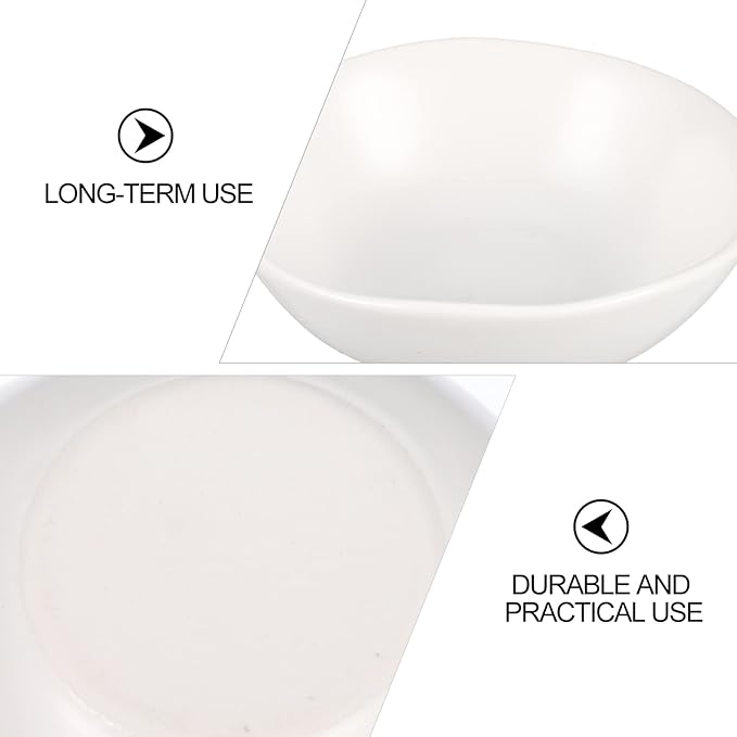 MARURY 4pcs Ceramic Sauce Dishes Dip Bowls Round Seasoning Dishes Sushi Dipping Bowl Saucers Bowl Appetizer Plates Seasoning Dish Saucer Plates Blue (Color : White)