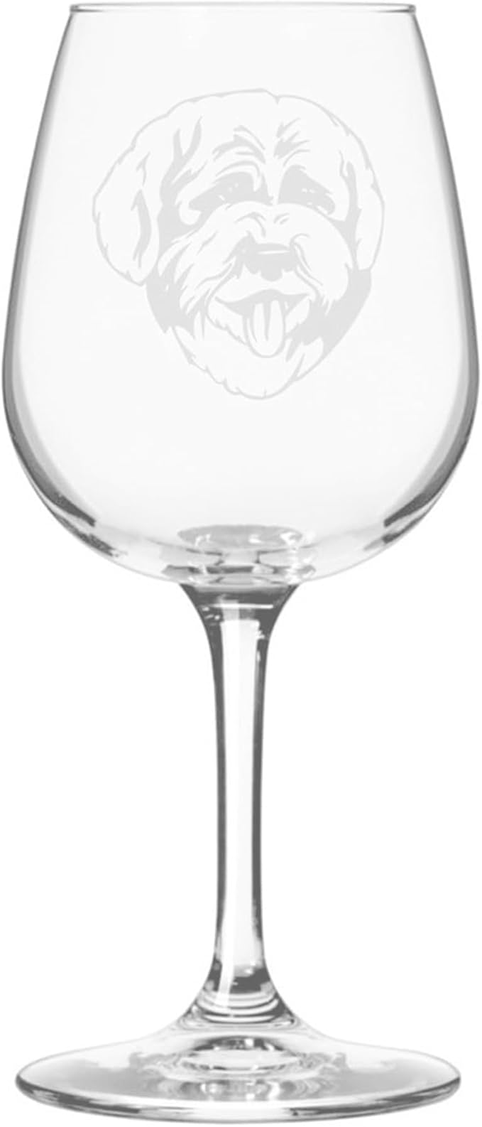 Lagotto Romagnolo Dog Personalized Custom Themed Etched 12.75oz Wine Glass
