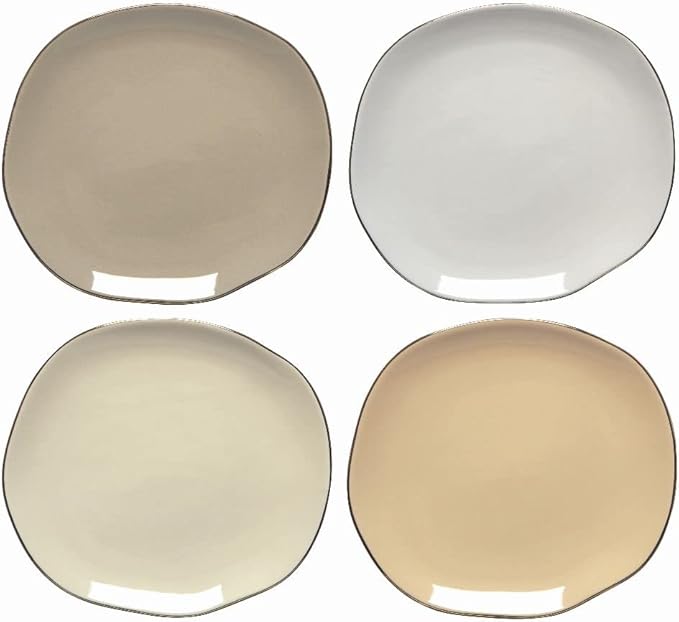 Danica Heirloom 6.5" Pebble Appetizer Plates | Set of 4