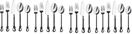 Twist and Shout Stainless Steel Flatware Set Service for Persion (4 Set)