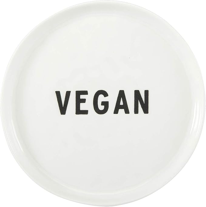 Santa Barbara Design Studio Table Sugar Ceramic Appetizer Plates, Set of 3, Vegan