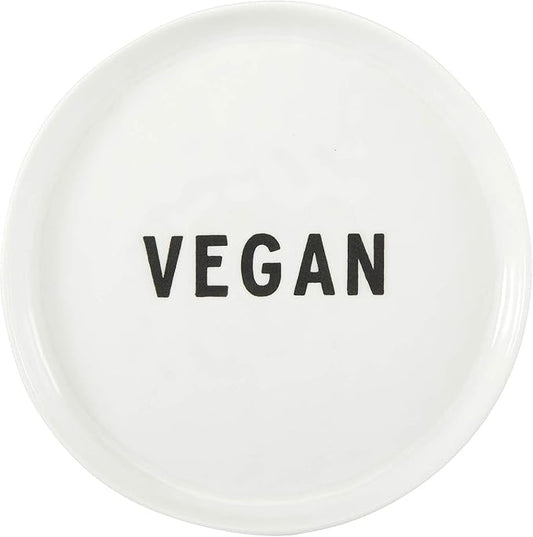 Santa Barbara Design Studio Table Sugar Ceramic Appetizer Plates, Set of 3, Vegan