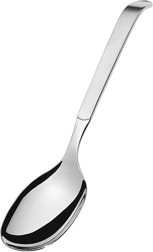 Amefa Stainless Steel Serving Set 3 Piece Kitchen Essentials Pasta/Sauce Set: Spaghetti Server, Serving Spoon, Large Ladle