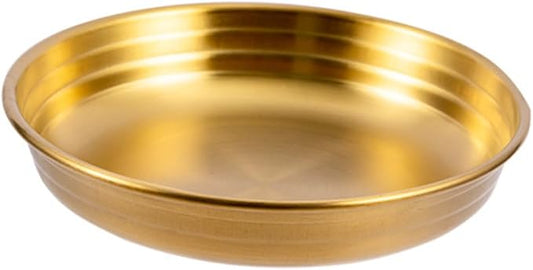 Zerodeko Korean Style Seasoning Dish Small Flat Appetizer Plate Food Sauce Bowl for Dipping Sauces and Condiments Suitable for Home Cooking and Dining