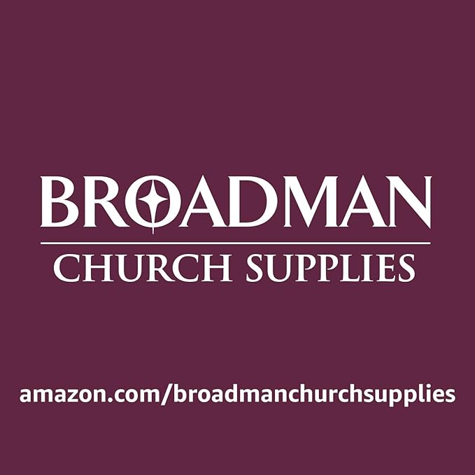 BROADMAN CHURCH SUPPLIES RemembranceWare Offering Plate, Brass with Red Felt
