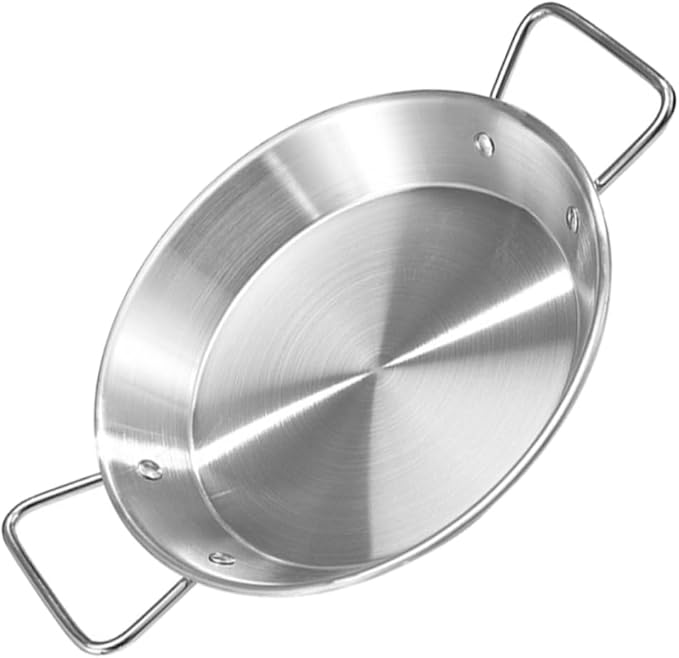 Stainless Steel Dinner Plate Party Serving Trays Snack Plate Salad Dish Kitchen Tableware Silver