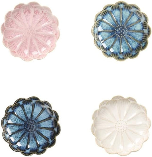 Ceramic Cutlery Salad Bowl Snack Plate Appetizer Plate Ceramic Tableware Household Seasoning Plate Dipping Sauce Plate Bone Plate Vegetable Plate Small Bowl (Color : G)