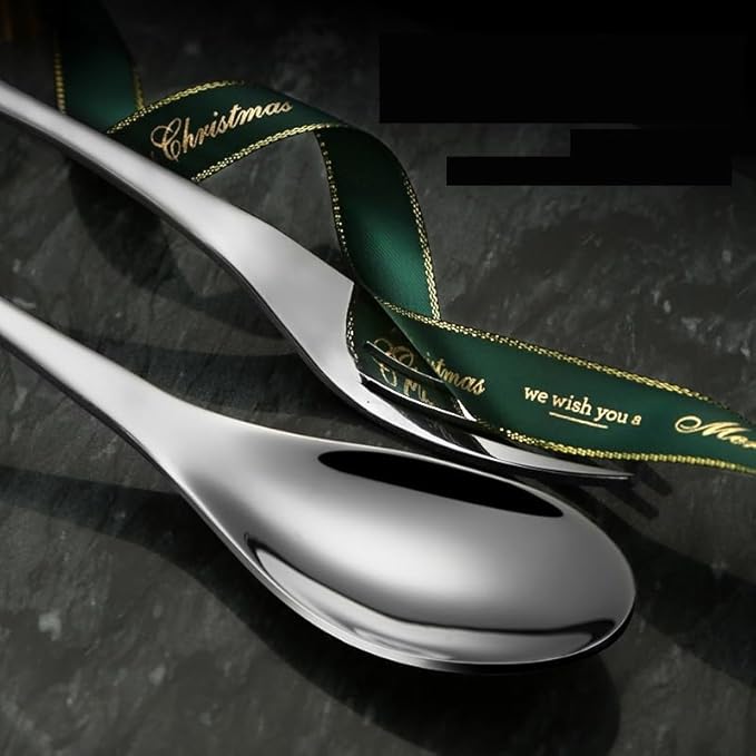 Stainless Steel Flatware serving set,Home Kitchen Eating Tableware Set,Dishwasher Safe,For Home Kitchen Restaurant Hote 4/16/24/32/40/48 Pcs 304 Stainless Steel Palace Series Knife, Fork And Spoon Set