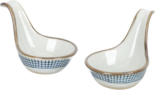 OUNONA 2Pcs Creative Ceramic Caviar Spoon Seasoning Dish Set Black Truffle Goose Liver Plate for Appetizers Flavor Dishes and Condiments Stylish Tableware