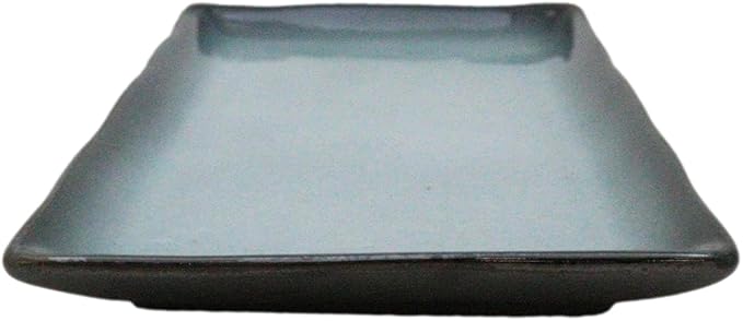 Ebros Gift Blue Sky Stars Artistic Seikai Porcelain Collection Dinnerware Serveware Kitchenware Set Asian Japanese Dining Restaurant Supply (Pack Of 5 Rectangular Sushi Plates 7.75" L)