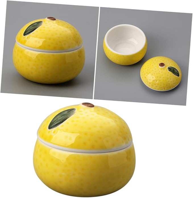 PRETYZOOM 1Pc Ceramic Orange Snack Sauce Dish Japanese Style Dipping Plate for Condiments Appetizers More Versatile Food Sauce Dish for Home Restaurant Use