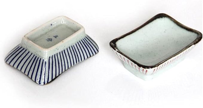Dip Bowl Set of 2 Ceramic Appetizer Plates Sauce Dishes Soy Sauce Dipping Plates Appetize Bowls Side Dishes Serving Dish Dish，Blue+pink-One Size