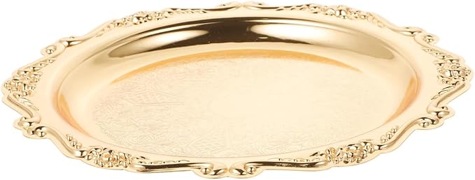 Healifty Elegant Serving Tray Platter for Snacks Jewelry Crafts Display Scratch Resistant Easy to Clean for Parties Home Decor