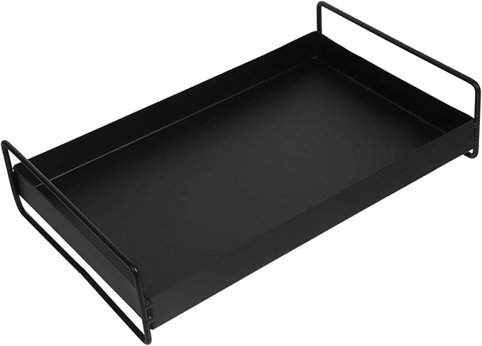 Elegant Metal Serving Tray Snack and Fruit Plate Portable Space-Saving for Family and Friends