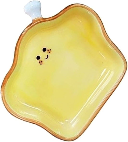 Ceramic Dish Bread Seasoning Disc Dipping Sauce Plate Microwave Safe Serving Tray for Candy Condiment Kitchenwares Hand Painted Ceramic Appetizer Plate