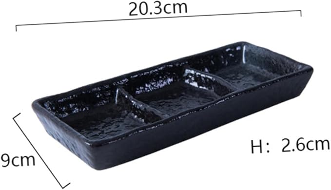Sauce Bowl Bowl Dipping Section Ceramic Seasoning Dish Saucer Practical Appetizer Plates for Dipping Sauce
