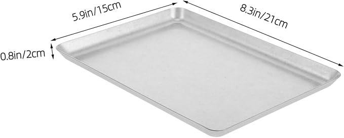 Stainless Steel Serving Tray Capacity BBQ Plate for Skewers Utensil Organization Outdoor Events Vintage Design for Kitchen Dining