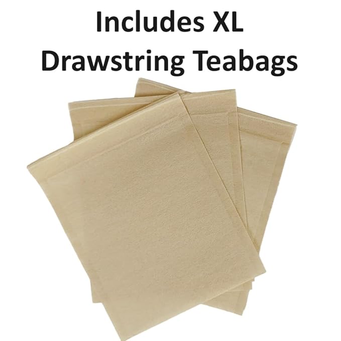 The Southern Standard - Premium Organic Iced Tea Bags - 70/30 Blend (70% Black, 30% Green and White), 50 XL Bags (1/2 Pound. Makes 25 Gallons.)