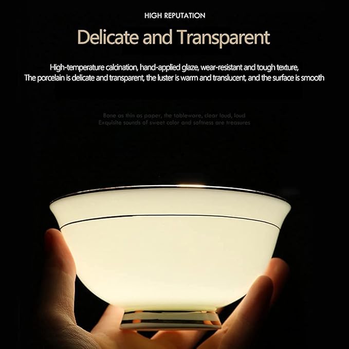 Dinnerware Sets - Luxury Gift Dishes Service Set, 32/58PCS Ceramic Dinnerware Set Bone China Tableware Dishes Plates Ceramic Combination Dinner Service Set Porcelaine Service for 10 (58 Pieces)