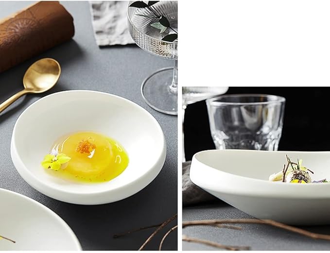 Modern Large Dinner Plates Serving Plate Serving Tray Ceramic Plate Dish Plate Household Cold Dish Dish Cold Dish Plate Dinner Plate Hotel Tableware Stackable Dinner Plates(Large)