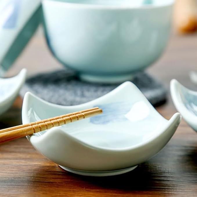 FAREWELL Dipping Bowls Soy Sauce Plate Dip Plate Sushi Ketchup Dip Plate Mini Appetizer Plate Snack Dessert Condiment Plate Appetizer Bowls