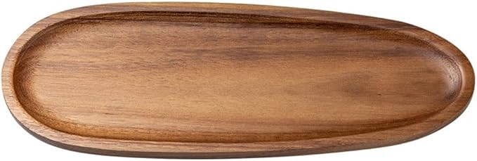 Rectangular Wooden Tray For Serving For Tea Coffee And Desserts With Minimalist Japanese Style And Easy To Clean Wood For Various Settings(TP04（Large）)