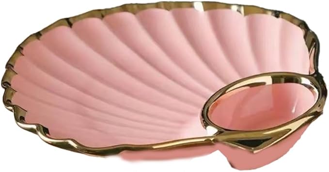 Multi Purpose Appetizer Ceramic Tray Vinegar Bowl Elegant Sushi Cookie Serving Dishes Dipping Sauce Plate for Dumplings French Fries Snacks Homes Restaurants Design Sense Souvenirs