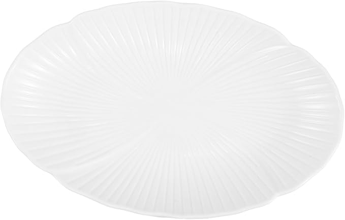 Ceramic Serving Plate Elegant Multi-purpose Dinnerware for Soup Salad Appetizers and Decorative Tabletop Use for Parties and Home Decor