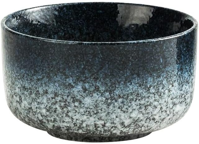 Kitchen Plates Ceramic Bowls, Japanese Soup Bowls, Commercial Retro Noodle Bowls, Salad Bowls Restaurant Plates(A)