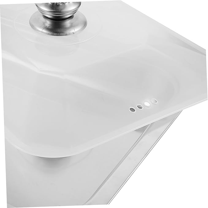 Alipis Stainless Steel Platter Box Lid Divided Serving Tray Buffet Plate Easy to Clean Round Corner Design Visual Cover