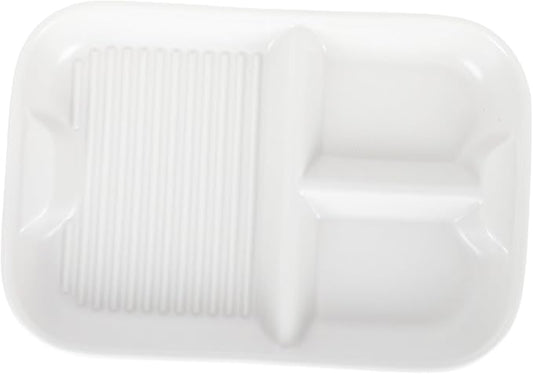 Divided Plate for Breakfast Divided Plate Ceramic Snack Tray Lid School Breakfast Trays