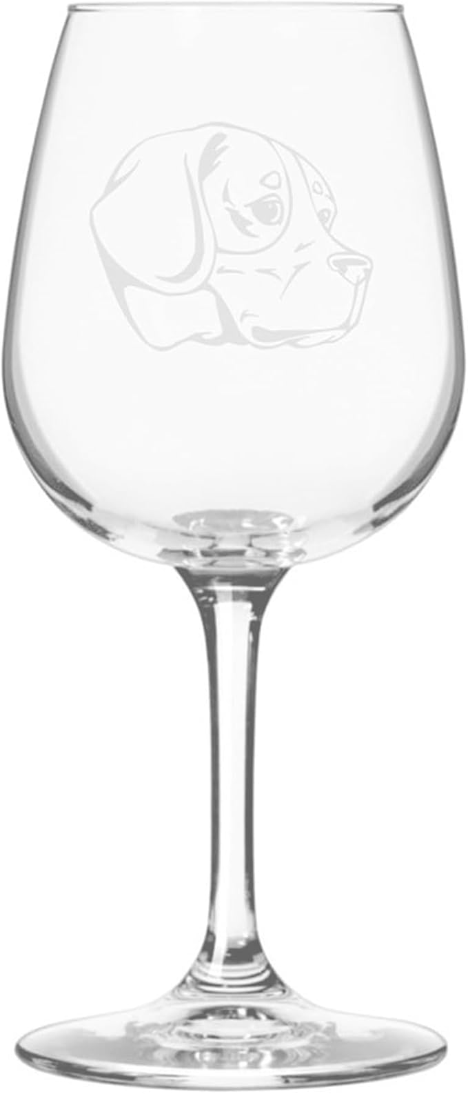 Etched Laser Art Beagle Harrier Personalized Dog Themed Etched 12.75oz Wine Glass Custom Dog Breed Wine Glasses, Ideal for Pet Lovers, Unique Birthday Gift for Men & Women, Personalized Gift