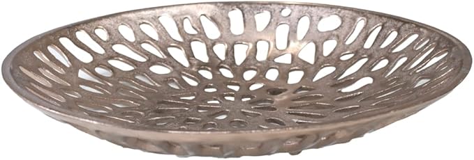 BBH Home's Handmade Bronze Novelty Shaped Aluminium Tray 5.51 x 5.51 x 1.37 AMBBVK063AB2020