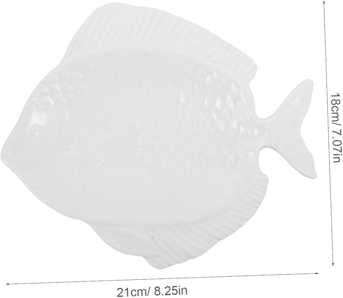 Bowls for Sauce, Fish Plate Small Appetizer Plates Serving Small Sauce Bowls Small Bowls for Dipping Fish Platter Food Tray Fish Shaped Plate Ceramic Dishes Dipping