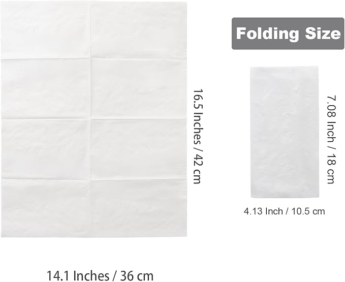 300 Count Premium White Paper Napkins Disposable Dinner Napkins Absorbent Soft And Strong For Everyday Use 2-Ply 14.1X16.5 Inch