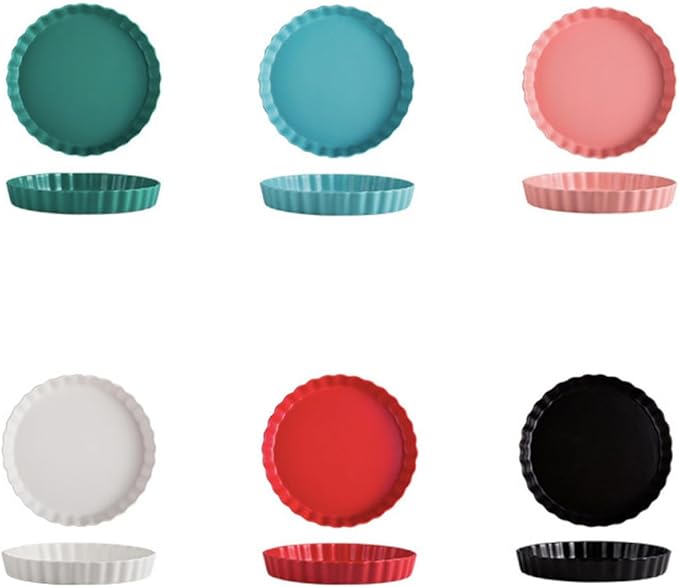 Creative Ceramic 10-inch Pink round Sushi Plate Simple Breakfast Dish Household Tableware for Home and Restaurant Use