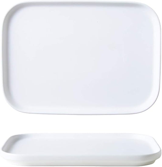 Sauce Dish Ceramic Appetizer Plate, Snack Plate, Seasoning Plate, Tableware, Grid Plate, Salad Plate, Fruit Plate with Handle Dip Bowls