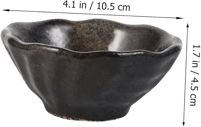 1Pc Creative Japanese Style Irregular Ceramic Sauce Dish Unique Condiment Plate for Dipping Sauces Seasoning and Appetizers Elegant Design for Home and Restaurant Use