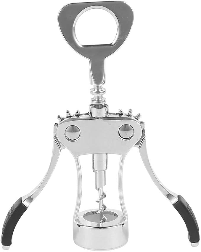 10PCS Wine Bottle Opener Stainless Steel Beer Bottle Opener Corkscrew Wine Opener Wine Corkscrew Manual Wing Corkscrew Elegant Wine Opener Tool