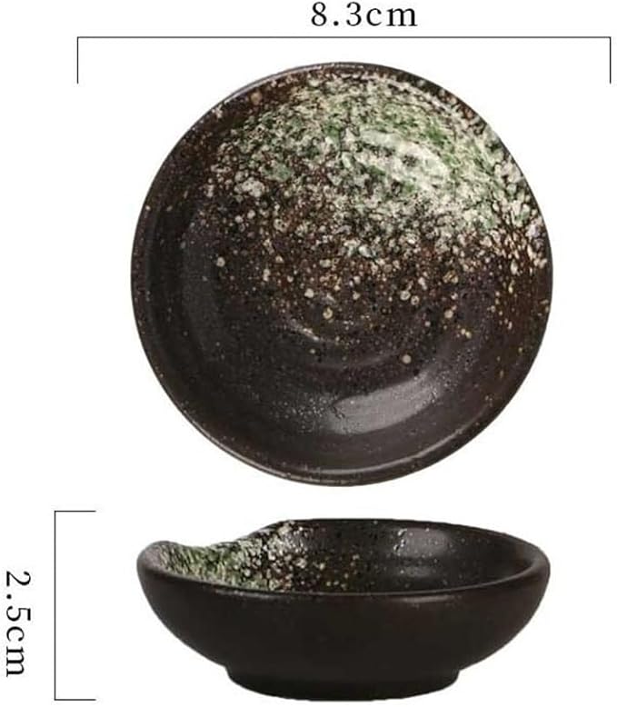 Appetizer Plates Ceramic Sauce Dishes Sushi Plate Tableware Spice Soy Vinegar Dessert Sauce Bowl for Condiment