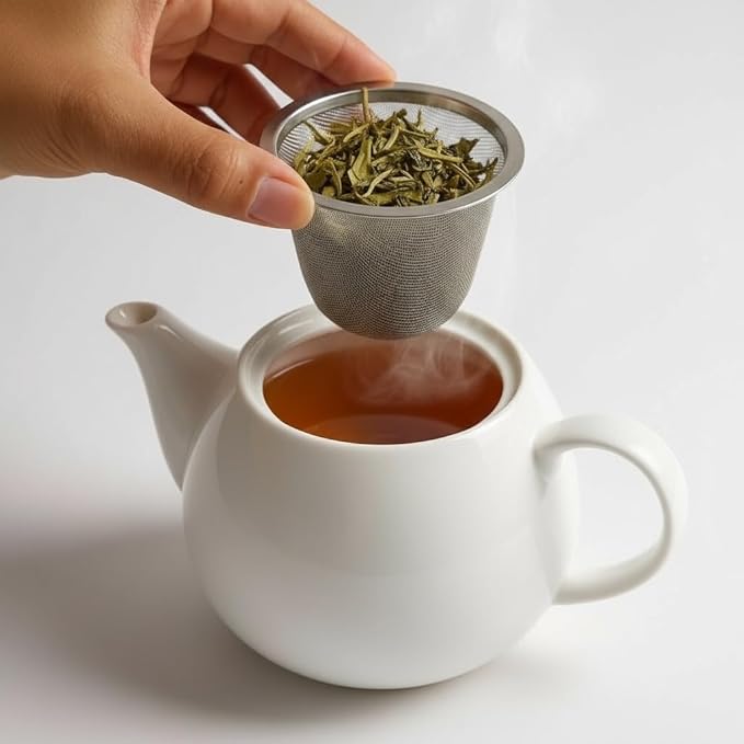 Japanese Fine Mesh Tea Sifter – Stainless Steel Tea Strainer for Matcha & Loose Leaf Tea (3'' Tea Stainer) Made in Japan