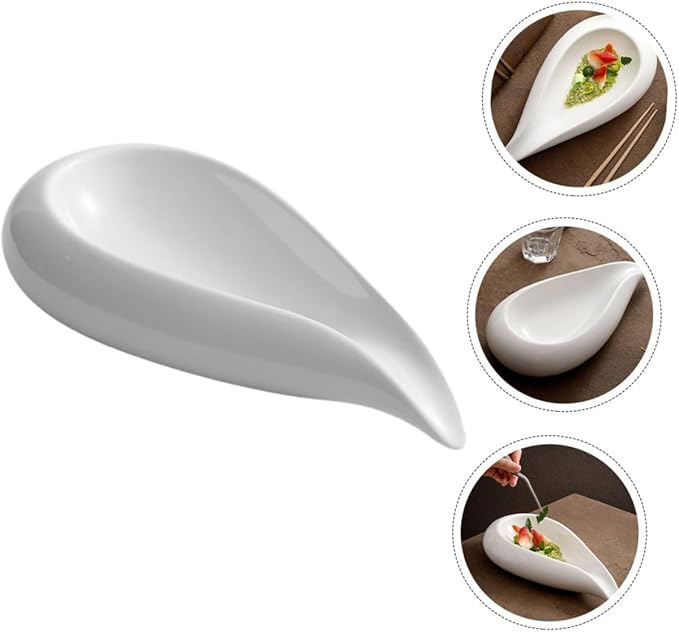 Ceramic Appetizer Plate Serving Dish with Design Food Plate for Salad Dessert Soup for Family Gatherings and Restaurants