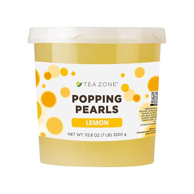 Tea Zone 7 lbs Lemon Popping Pearls