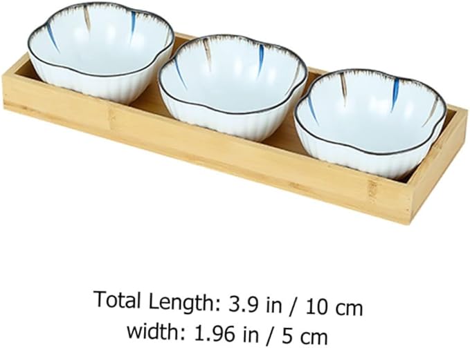 Snack Plate Set Japanese Dishes Ceramic Plate Tray Lid Snack Small Dried Fruit Dish Family Restaurant Use